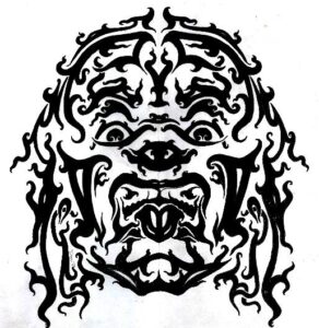 tribal gezicht